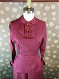 1930s Two Piece Dress / Suit with Deco Detailing