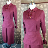 1930s Two Piece Dress / Suit with Deco Detailing