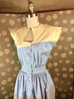 1940s Colorblock Dress by "Jolyn"