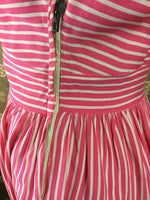 1940 Striped Peasant Dress