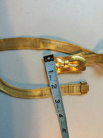 1940s Goldtone Mesh Bow Belt