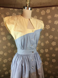 1940s Colorblock Dress by "Jolyn"