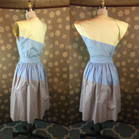 1940s Colorblock Dress by "Jolyn"