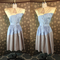 1940s Colorblock Dress by "Jolyn"